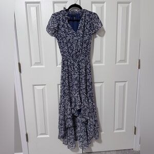1.STATE Floral Ruffle Maxi Dress, Size XS